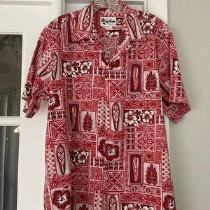 Howie Made in Hawaii Hawaiian Tropical Shirt Medium